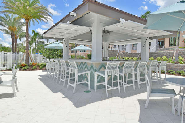 On-site amenities: Poolside bar for snacks and drinks