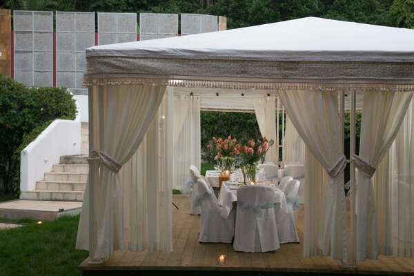 The event tent is available for all kind of celebrations