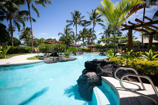 Pool with Views of the Complex at Golf Villas at Mauna Lani Q2