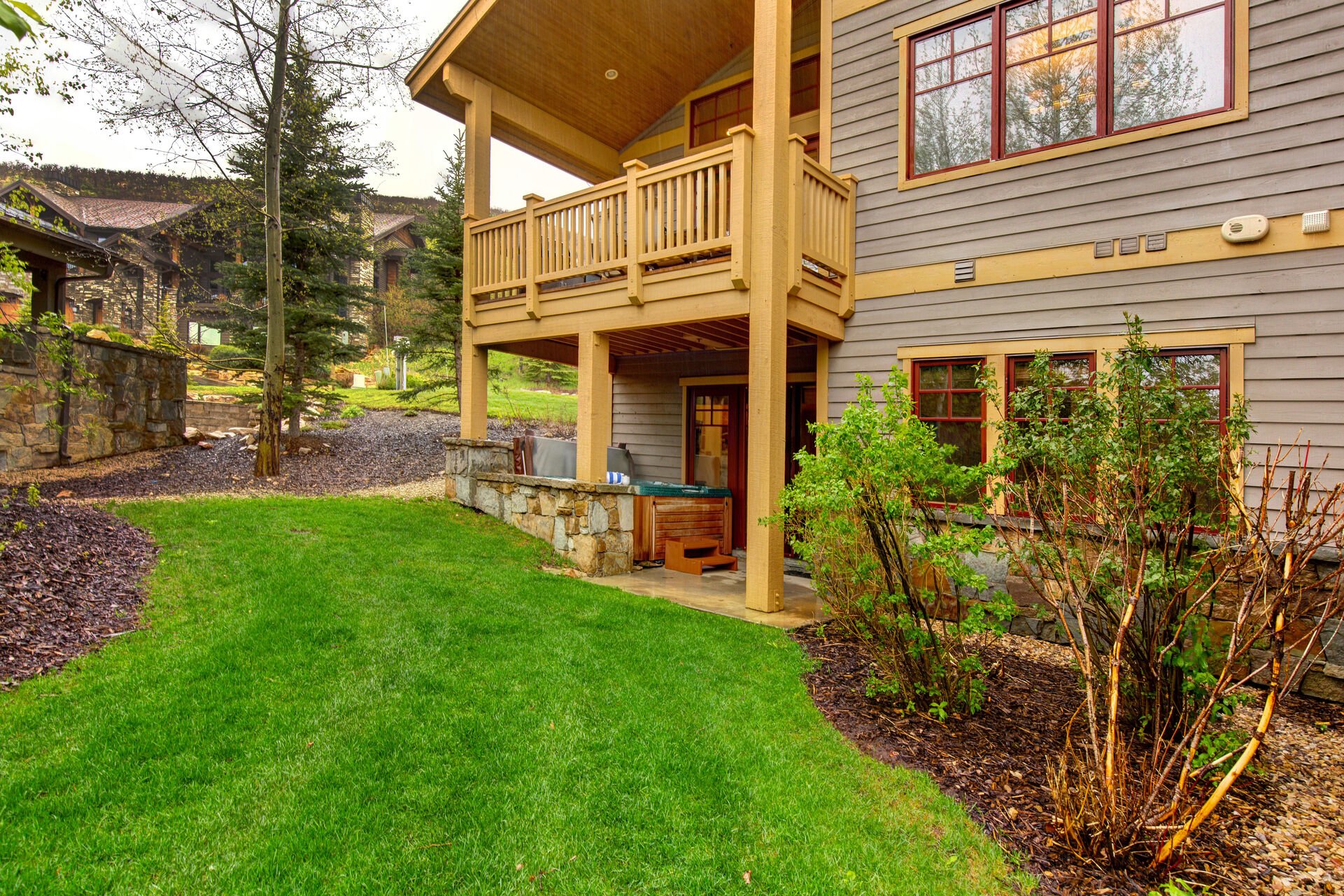 Balcony and Lower Level Patio