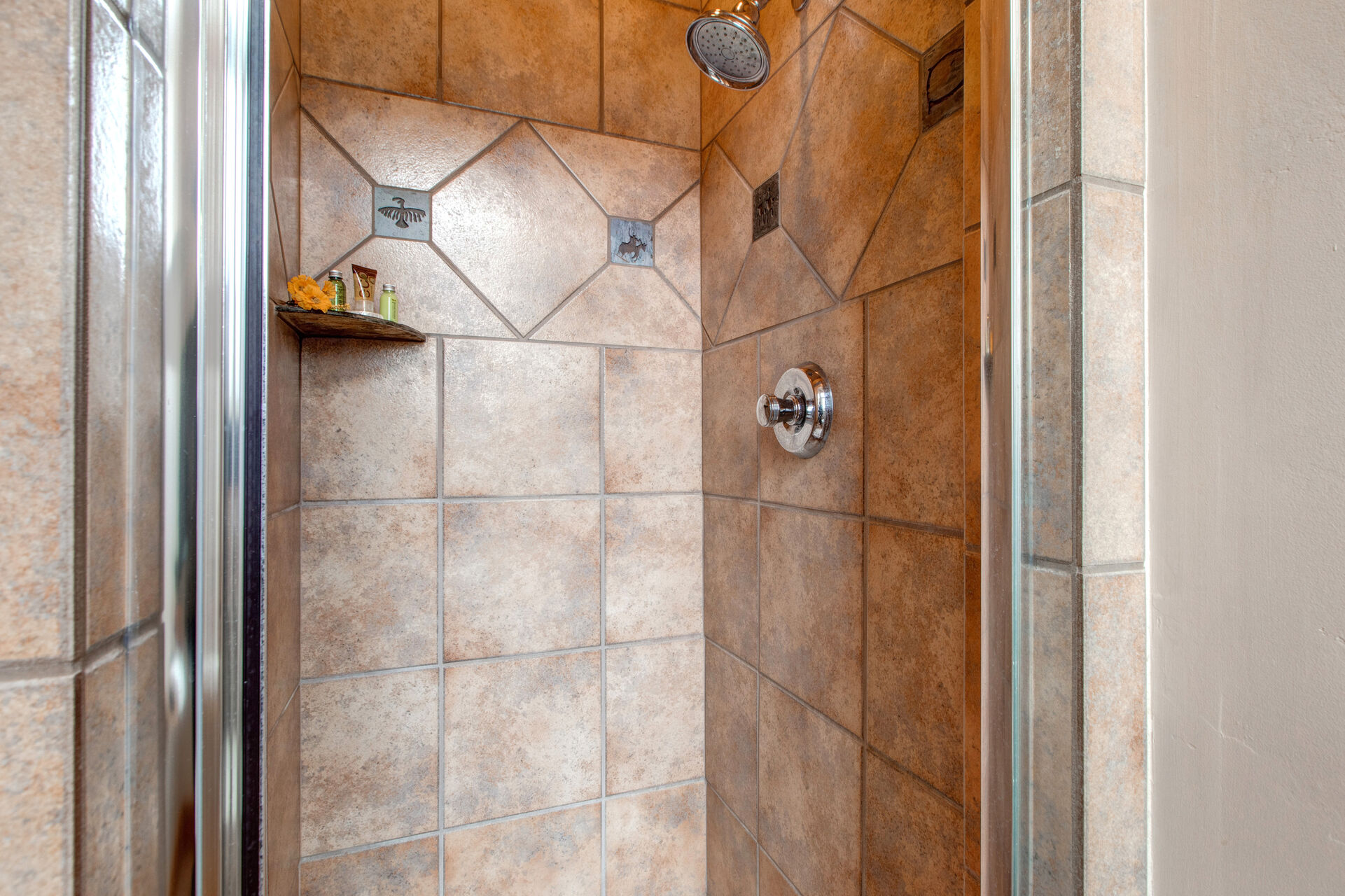 Bedroom 2 Bathroom with tiled shower