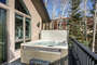 Private hot tub on the main deck!