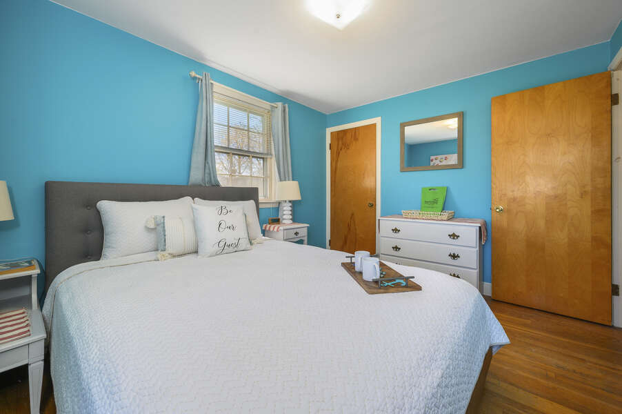 Queen bed in Bedroom #3 - 7 Cutter Lane West Yarmouth Cape Cod - New England Vacation Rentals