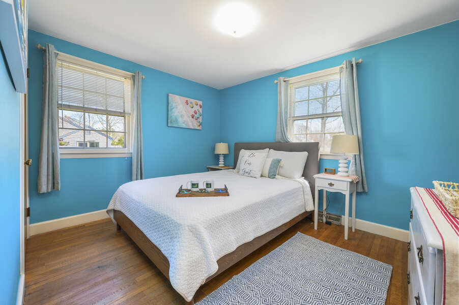 Bedroom #3 on right with a queen bed - 7 Cutter Lane West Yarmouth Cape Cod - New England Vacation Rentals