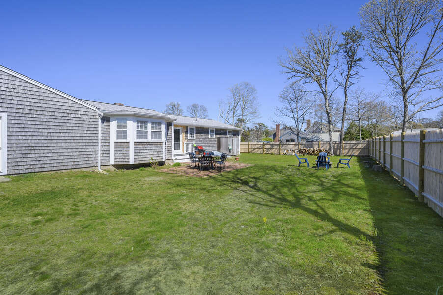 Large fenced in backyard - safe for the littles and the pup! - 7 Cutter Lane West Yarmouth Cape Cod - New England Vacation Rentals