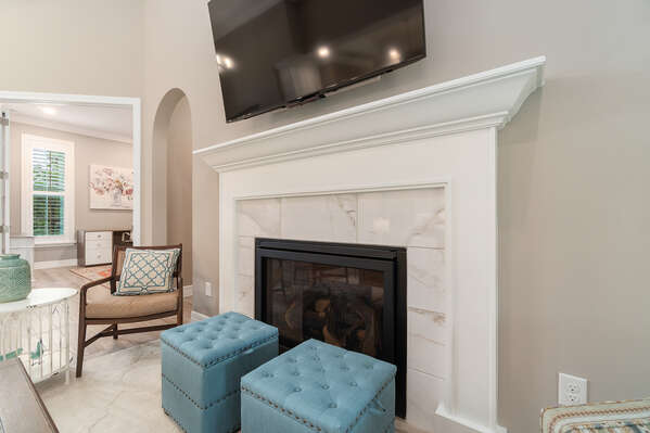 Living Room- Fireplace