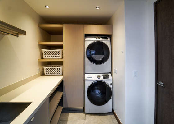 Washer and dryer ready to use