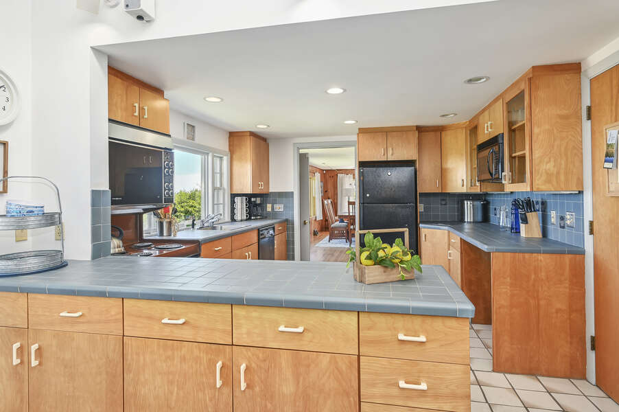 Open galley kitchen - 229 Scatteree Road Chatham Cape Cod - New England Vacation Rentals
