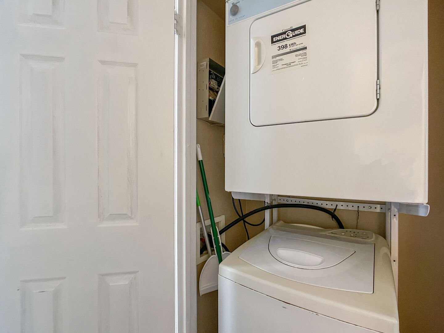 Stackable Washer and Dryer in unit