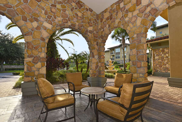 On-site amenities:- Shaded seating area