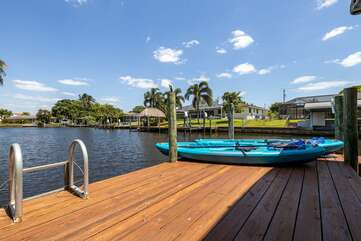 vacation rental with kayaks