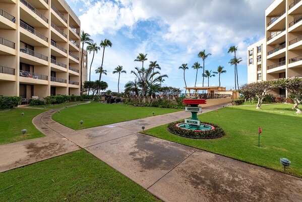 Center of the resort.