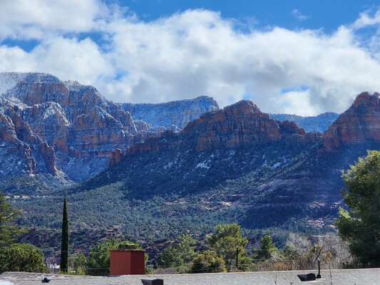 Snowcapped Sedona Red Rock Views - A Sight Not To Be Missed
