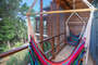 3rd bedroom private porch with hammocks