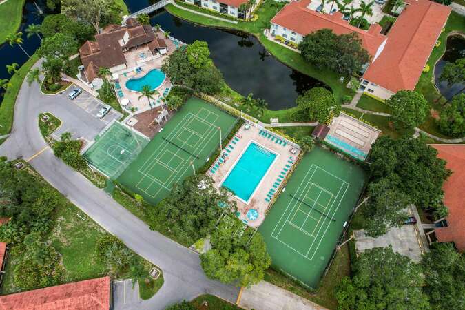 Pool, Tennis Court and Clubhouse