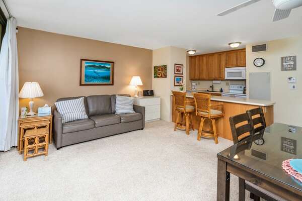 Open concept floor plan.