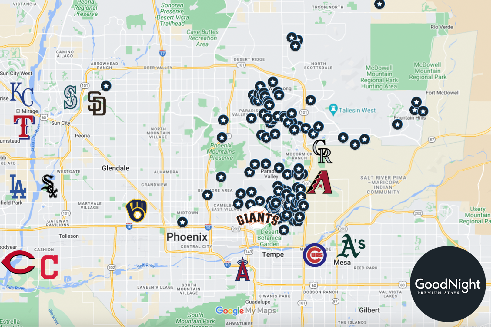 We have hundreds of homes across the valley that are the perfect location for MLB Spring Training! This home is closest to Scottsdale Stadium - 8 mins!