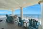 Private Corner Balcony overlooking the  beach and the Gulf of Mexico