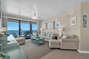 Open plan living area with floor to ceiling views of the Gulf of Mexico