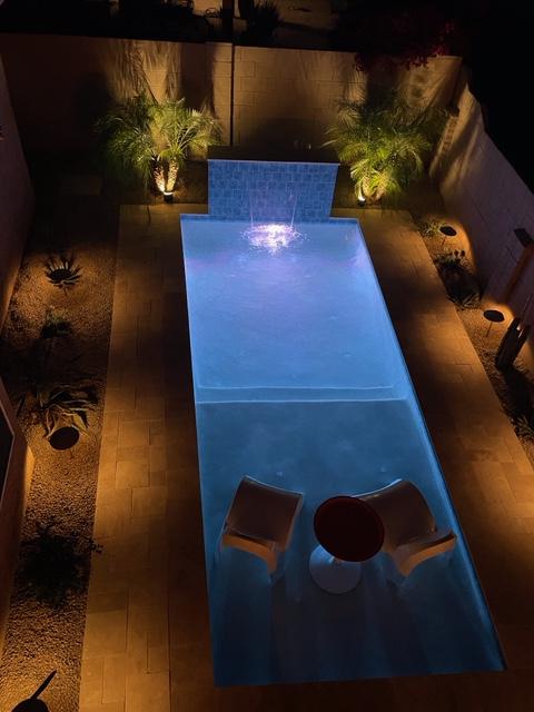 Light the night by the pool!