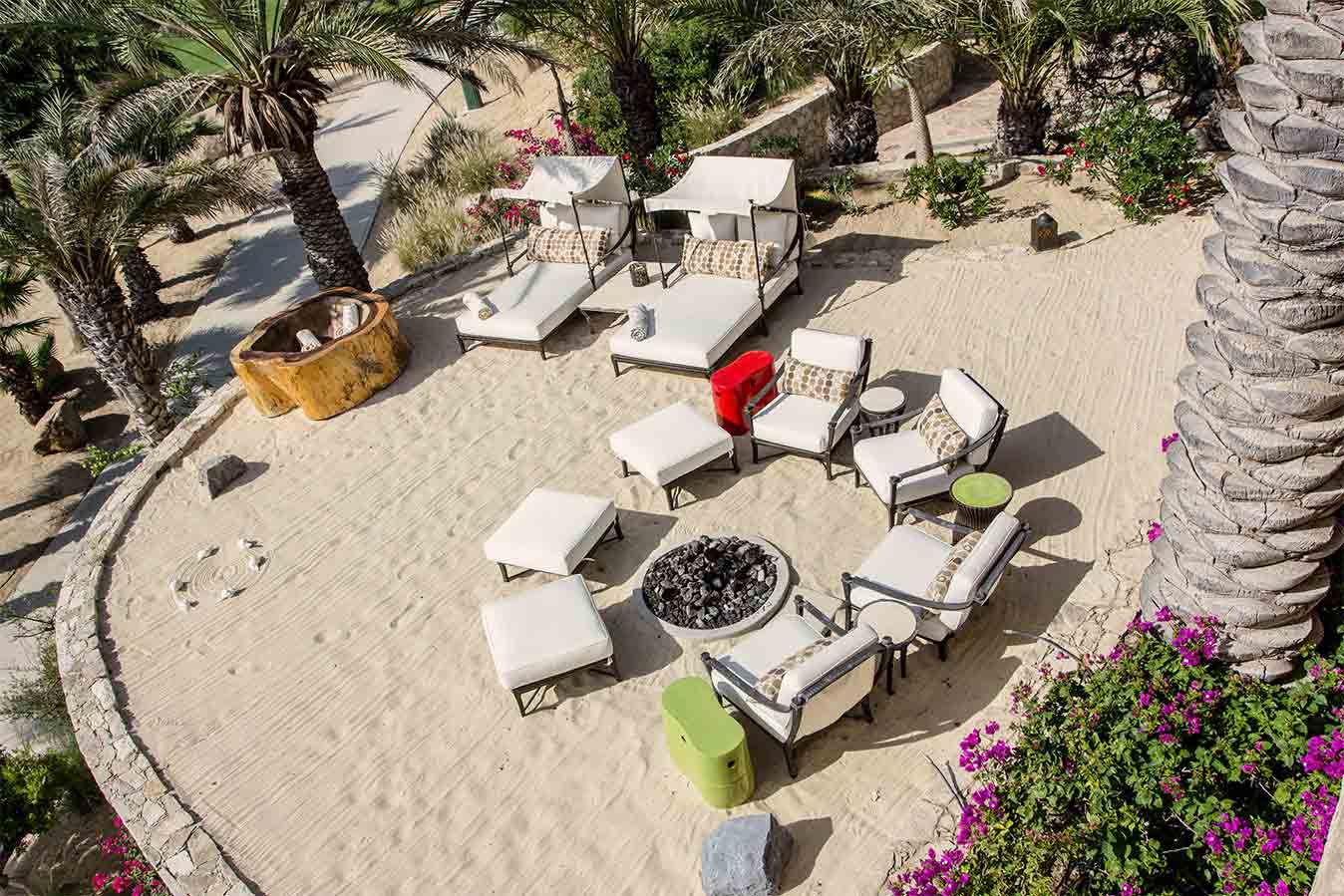 Outdoor Seating and Firepit at the Brisas Del Mar