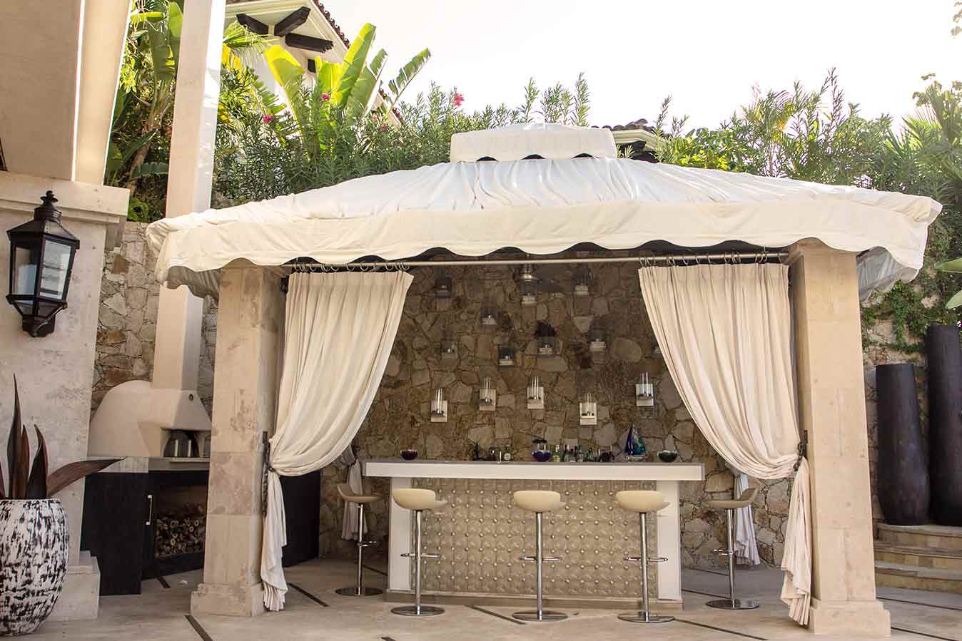 The Brisas Del Mar Outdoor Bar with Seating