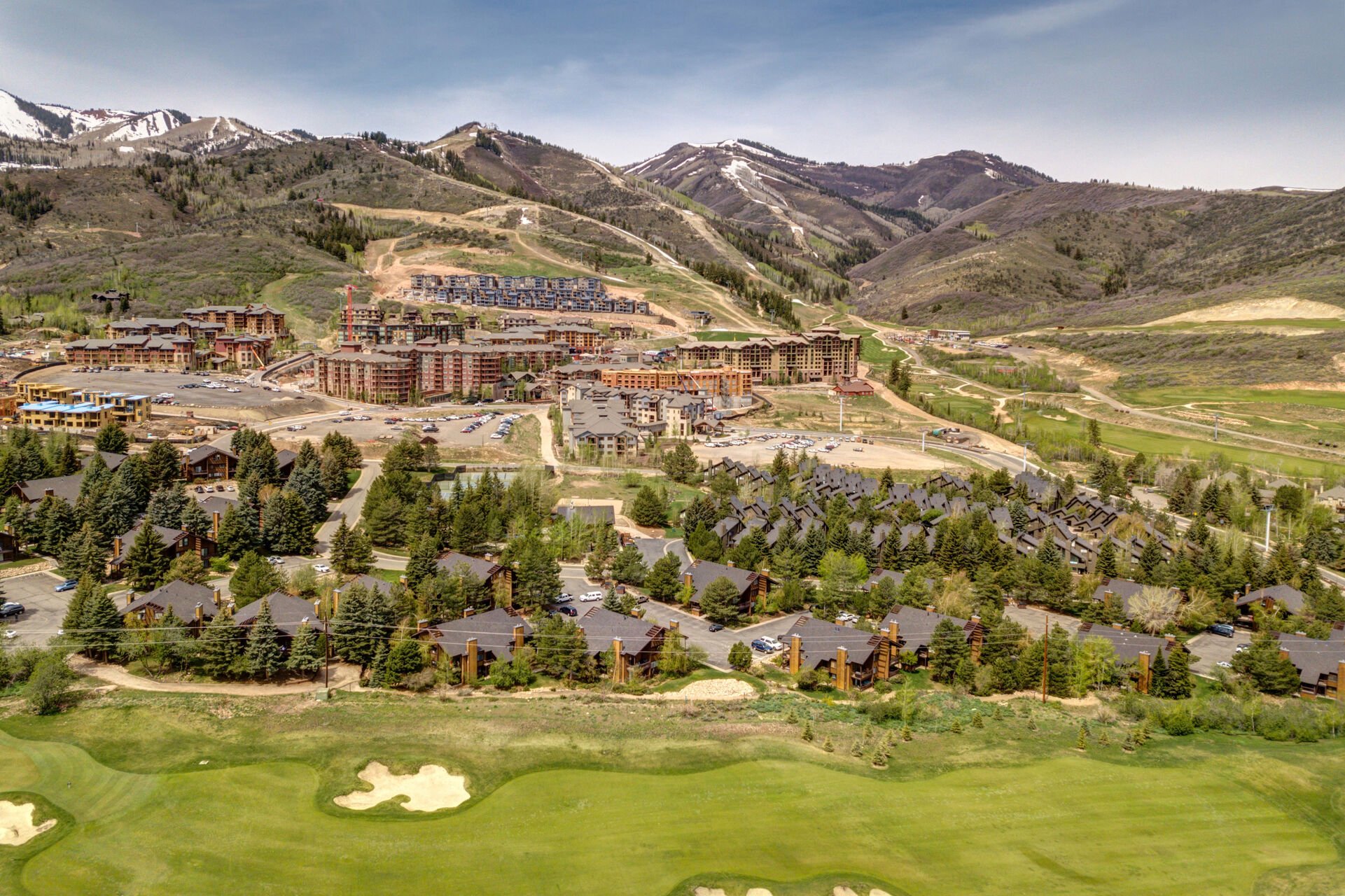 Birds Eye View of Red Pine Community and CanyonsVillage