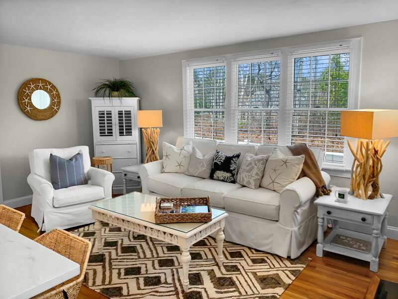 Comfy, cozy living room -  26 Sea Mist Lane South Chatham Cape Cod - New England Vacation Rentals