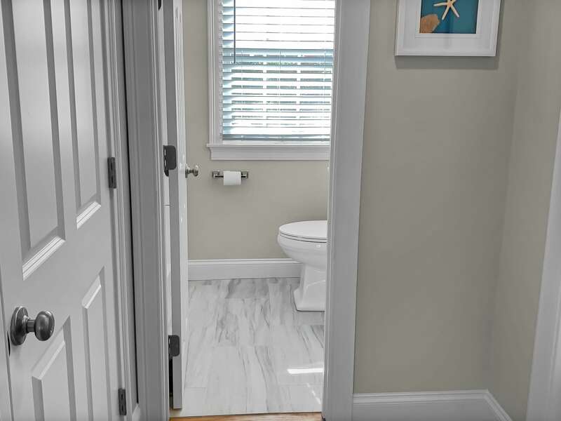 Bathroom #1 - Full bathroom with shower -  26 Sea Mist Lane South Chatham Cape Cod - New England Vacation Rentals