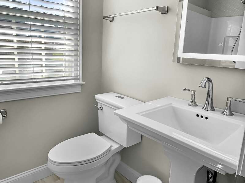 Bathroom #1 - Full bathroom with shower -  26 Sea Mist Lane South Chatham Cape Cod - New England Vacation Rentals