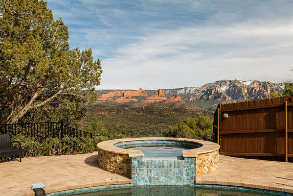 Or Enjoy the Views While You Relax Around the Pool and Hot Tub!