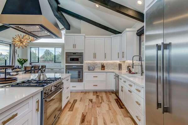 Stainless Steel Appliances and Plenty of Counter Space