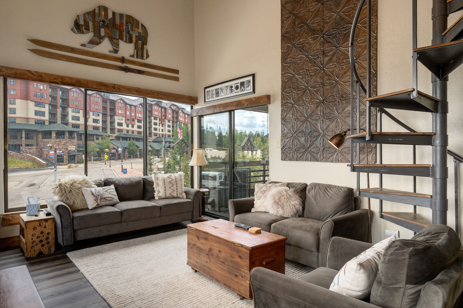 New couches and comfy chairs along with new floors in the open concept living space! New couches and comfy chairs along with new floors in the open concept living space!