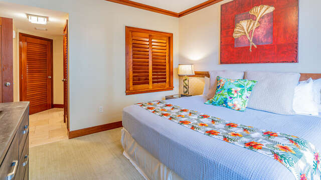 Master Bedroom with Access to the Lanai