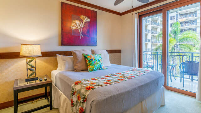Master Bedroom with Access to the Lanai