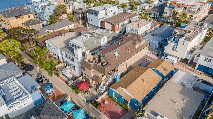 Aerial View - South Mission Beach Location