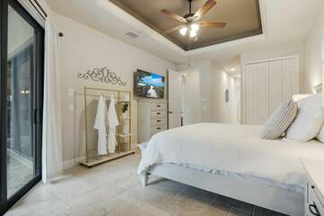 master bedroom with king bed