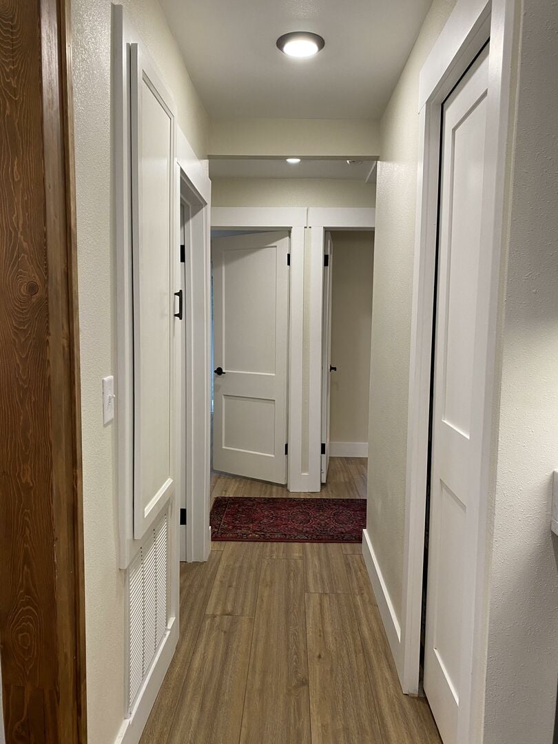 Hallway into Bedrooms