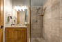 Master Bathroom with large tiled shower