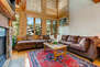 Living Room with plush leather furnishings, 40