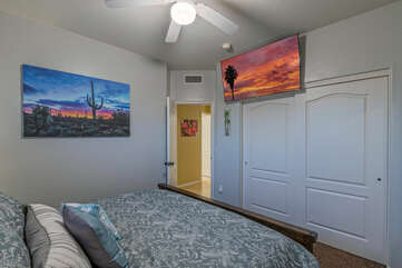 As shown in Bedroom 2, ALL bedrooms have king beds and smart TVs.