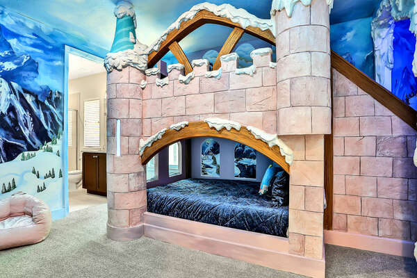 The princesses will love their bedroom