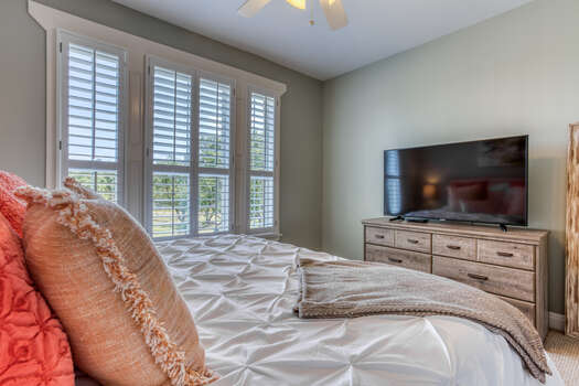 Upper Level King Bedroom 4 with a Luxury King Bed and 55