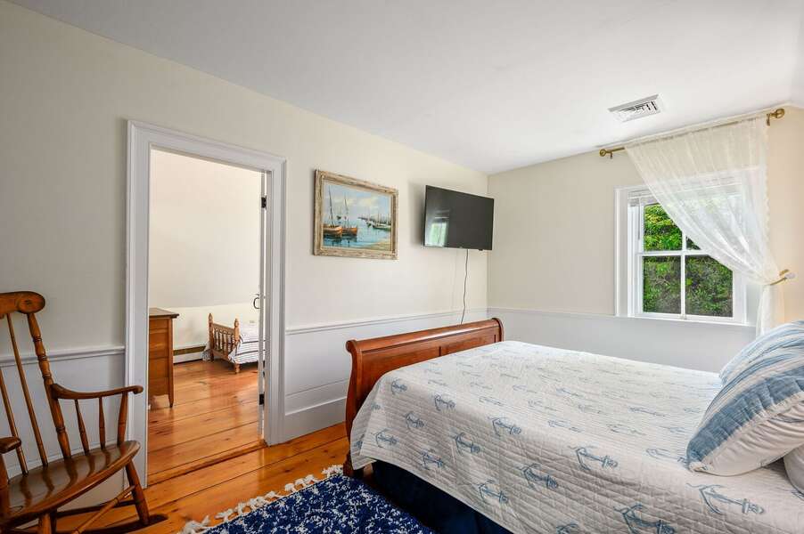 Flat screen TV in Bedroom 4 - 98 West Road Orleans Cape Cod New England Vacation Rentals