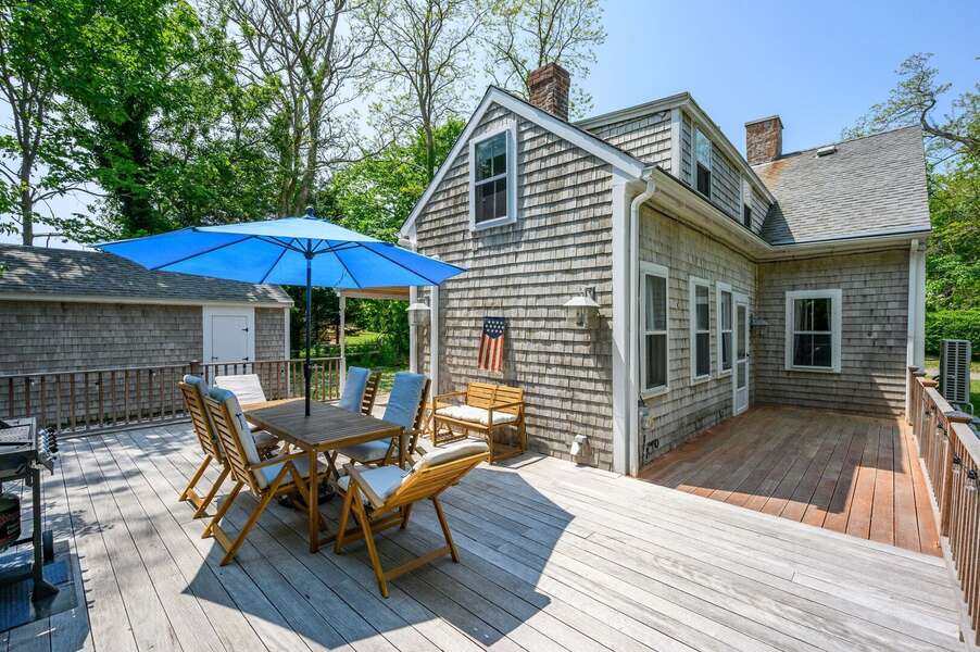 Convenient access to the kitchen through the side door - 98 West Road Orleans Cape Cod New England Vacation Rentals