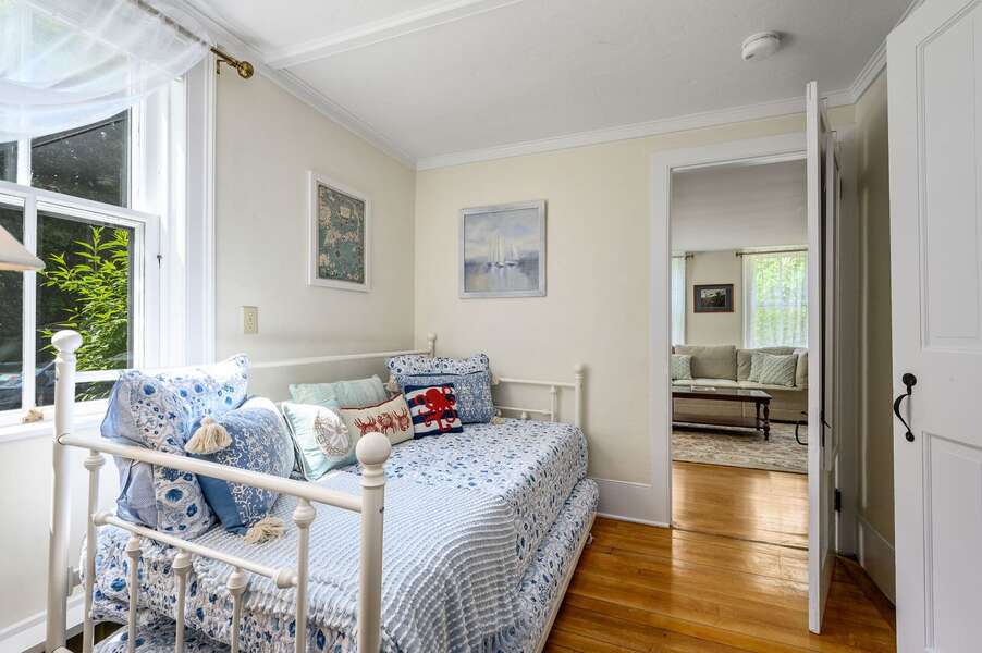 Bedroom 1 - Twin bed with trundle - 98 West Road Orleans Cape Cod New England Vacation Rentals