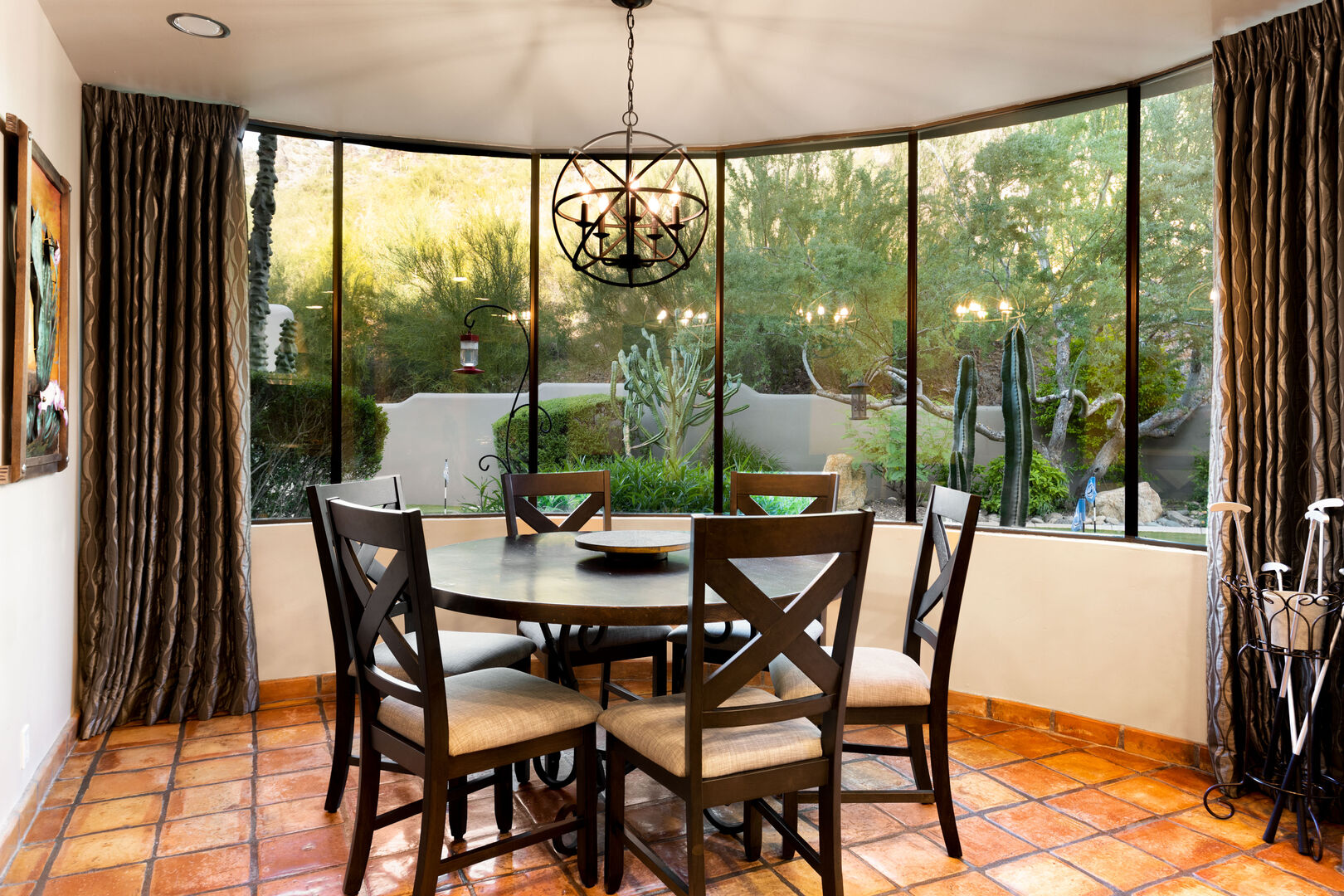 Breakfast Nook w/ Seating for 6 + 10 at Formal Dining Table