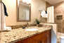 Full Shared Bath with Two Separate Vanities