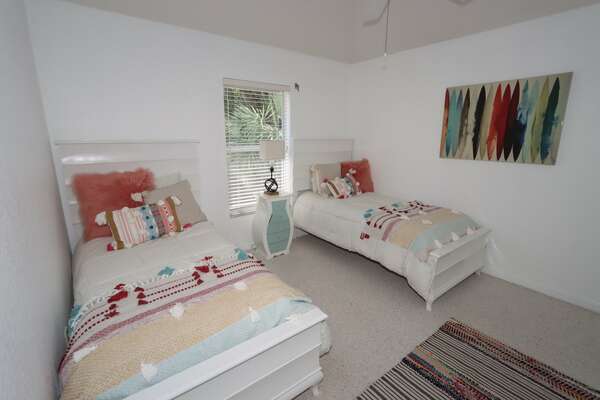 Guest Bedroom with Twin Beds