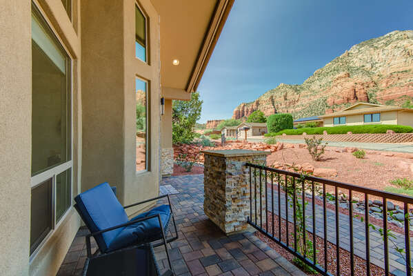 Enjoy the Shade and the Red Rock Views